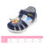 Disney迪士尼夏款凉鞋新款幼童公主鞋套脚男童女童宝宝鞋DH0332(16码参考脚长155mm 深蓝)第5张高清大图