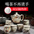 茶具套装整套陶瓷防烫双层杯功夫茶具中式青花瓷茶壶茶杯家用.Sy  7件(花鸟)(7件)第2张高清大图