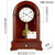 汉时欧式复古实木座钟 创意客厅装饰台钟 古典机械报时时钟 HD328(HD50-刺猬紫檀德国14天)第2张高清大图