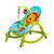 婴儿摇椅 可啃咬多功能轻便电动摇椅 现代简约环保安抚椅儿童摇摇椅C148(黄色 快递送货)第4张高清大图
