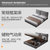 曲尚（Qushang）简约现代真皮床1.8米双人床主卧家具北欧实木软包床0302(布艺床（气动+500元） 1500*2000)第2张高清大图