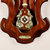 汉时(Hense)欧式创意复古石英静音挂钟客厅自动校时实木装饰摆钟HP07(棕色大号-石英机芯)第5张高清大图