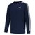 阿迪达斯男装2017秋季新款针织套头衫长袖保暖休闲运动卫衣S98803(蓝色)第3张高清大图
