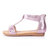 毅雅 夏季新款 甜美亮片水钻舒适平跟女凉鞋YY1744511 (粉色 39)第2张高清大图