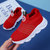 茂足童鞋1953 童鞋2021年新款 网面透气运动鞋子 网鞋 高弹儿童鞋(红色 37)第2张高清大图