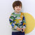 儿童卫衣2020春秋新款儿童男童套头卫衣宝宝恐龙印花潮款上衣(100cm 灰色)第2张高清大图