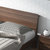 乔林曼兰 床北欧床实木卧室家具双人床(胡桃木色1.5/2米 床+乳胶垫+2柜)第3张高清大图