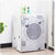 有乐A432透明印花防水防晒 洗衣机罩 家用全自动波轮洗衣机套子lq609(小熊B款)第4张高清大图