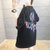 短袖T恤女2022夏季宽松中长款印花女装大码韩版半袖上衣打底衫(黑色 XXL)第5张高清大图