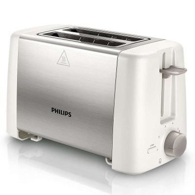 飞利浦（PHILIPS）HD4825烤面包机 家用多士炉全自动烤面包机不锈钢早餐机 烘烤;全麦吐司机