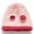 牛奶朋友婴儿帽子秋冬针织毛线帽手工编织护耳儿童帽宝宝帽(粉红色 均码48-50CM（8-24个月）)第2张高清大图