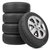 工程车轮胎带内胎轮胎(无需安装 尺码)第3张高清大图