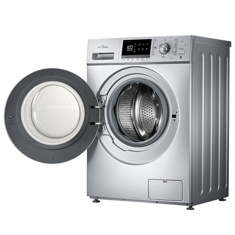 美的(midea) mg70-14521ds 7公斤变频滚筒洗衣机 银色