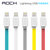 ROCK/洛克 苹果5/6面条数据线iPhone6 Plus手机充电线iPad4数据线(黄色 1米)第3张高清大图