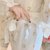 SUNTEK月子服春夏季产后孕妇睡衣家居服韩版孕期哺乳衣喂奶套装v领(白色-V领水果绉布)第4张高清大图