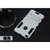 亿和源苹果iPhone6s手机壳保护壳防摔防震铠甲钢铁侠4.7寸PC支架保护套(银色+送防爆膜6/6sp--5.5寸)第5张高清大图