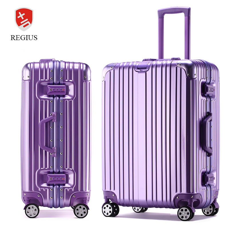 Regius万向轮拉杆箱26寸行李箱旅行箱TSA海