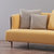 爱依瑞斯（ARIS） 北欧客厅布艺沙发 现代简约组合沙发实木框架 大小户型客厅三人沙发 比伯(黄色 三人位)第3张高清大图
