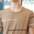 冲锋道2018年新款男士短袖T恤修身韩版休闲薄款圆领上衣青年学生纯色Tshirt CFD_MD851(灰色 XXXL)第5张高清大图