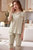 金莎拉纯棉睡衣女夏季短袖七分裤大码两件套装薄款夏天家居服(G2206 XL)第8张高清大图
