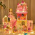 梦幻公主城堡女孩玩具生日礼物浅仔芭比仿真儿童洋娃娃超大号套装(卧室手提包【1只娃娃】标配556-70 精美包装)第9张高清大图