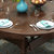 丰圆藤木 美式餐桌实木餐桌椅组合伸缩圆桌折叠 餐厅家具(胡桃色 一桌六椅)第2张高清大图