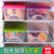 冰箱收纳盒保鲜盒套装塑料密封盒可饺子冷冻盒食品水果饭盒(色彩随心配（颜色随机） 4个装)第2张高清大图