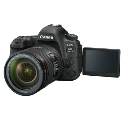 佳能(Canon)EOS 6D Mark II(EF 24-105 f/4L IS II USM) 单反套机 约2620万像素 DIGIC7处理器 支持Wi-Fi