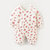 新生婴儿儿衣服秋冬纯棉和尚服0-3个月初生婴儿保暖衣宝宝连体衣(73cm 草莓)第4张高清大图