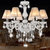 欧式水晶吊灯现代简约客厅灯卧室水晶灯罩创意餐厅灯具B888(带灯罩 6头)第2张高清大图