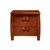 皮耐迪 中式现代实木床头柜 橡木收纳柜 双抽床边柜厂家直销(海棠色)第4张高清大图