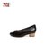 马内尔2020年春季新品专柜同款粗跟真皮女鞋潮流时尚单鞋女G01063(浅灰色 39)第2张高清大图