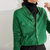MISS LISA衬衫针织上衣春装小众感慵懒风气质开衫打底衣W26S22979(绿色 S)第2张高清大图