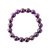 乐姿尚GM050天然巴西紫水晶圆珠女款手链（紫色）（10mm）第2张高清大图