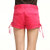 迪亚多纳 女士糖果靓色时尚休闲短裤 21365118(桃红 XL)第2张高清大图