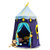 儿童帐篷游戏屋室内家用女孩公主城堡小房子男孩宝宝蒙古包玩具屋婴幼儿蒙古包帐篷 tp2313(蓝色星空 + 地垫)第5张高清大图