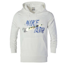 Nike耐克卫衣外套NIKE男子上衣女子运动跑步装休闲情侣款长袖(白色 男4XL)