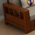 恒兴达 新中式实木沙发组合小户型贵妃转角沙发床 可变床(胡桃色 1+2+3+长茶几+方几)第4张高清大图