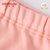 小米米minimoto婴儿衣服 棉质宝宝可拆长裤 新生儿打底薄款裤子(珊瑚红 110cm（3岁+）)第4张高清大图