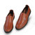 ADAMO RICCI 英伦商务休闲鞋 豆豆鞋真皮休闲男鞋子QZ-8076(棕色 43)第2张高清大图