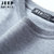 Jeep吉普男士运动套装圆领短袖T恤+休闲系带长裤户外运动两件套夏款弹力运动裤体恤衫(军绿色)第6张高清大图