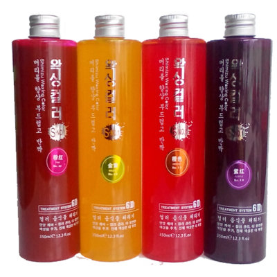 【悦姿彩6D清水色彩亮膜头发打蜡膏酸性染发