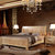 实木床主卧双人1.8m1.5米现代简约经济型橡木床中式家具海棠色  1800mm*2000mm 框架结构(单床)第2张高清大图