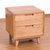 宾力弗 北欧全实木床头柜双抽白橡木卧室原木家具现代简约储物实木床边柜(图片色 默认)第3张高清大图