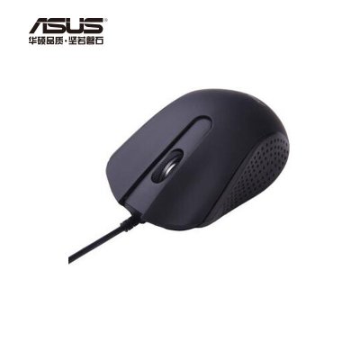 华硕(ASUS) 华硕原装包鼠套装 电脑包X1有线鼠标X1 支持13.3-15.6寸 黑色（可赠品可单拍）