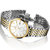 名爵（MANJAZ）手表 爱琴海系列石英精钢带男表白色圆盘镀金表圈6135MSK-WK-A2(白盘 钢带)第4张高清大图