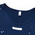 FGN/富贵鸟 男装短袖T恤男字母印花简约修身半袖t恤 17030FGT97(深蓝色 4XL)第2张高清大图
