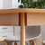 A家家具 餐桌椅北欧简约时尚小户型餐厅家具 一桌六椅（配140CM餐桌）(单餐桌160cm 默认)第4张高清大图