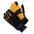 鹿皮保暖手套冬季滑雪防寒加厚手套拼接日用触屏手套户外骑行手套(全黑色 S)第3张高清大图