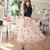 Mistletoe夏季新款女装明星款高腰长裙 无袖撞色拼接刺绣欧根纱连衣裙F6670(黑色 XL)第3张高清大图